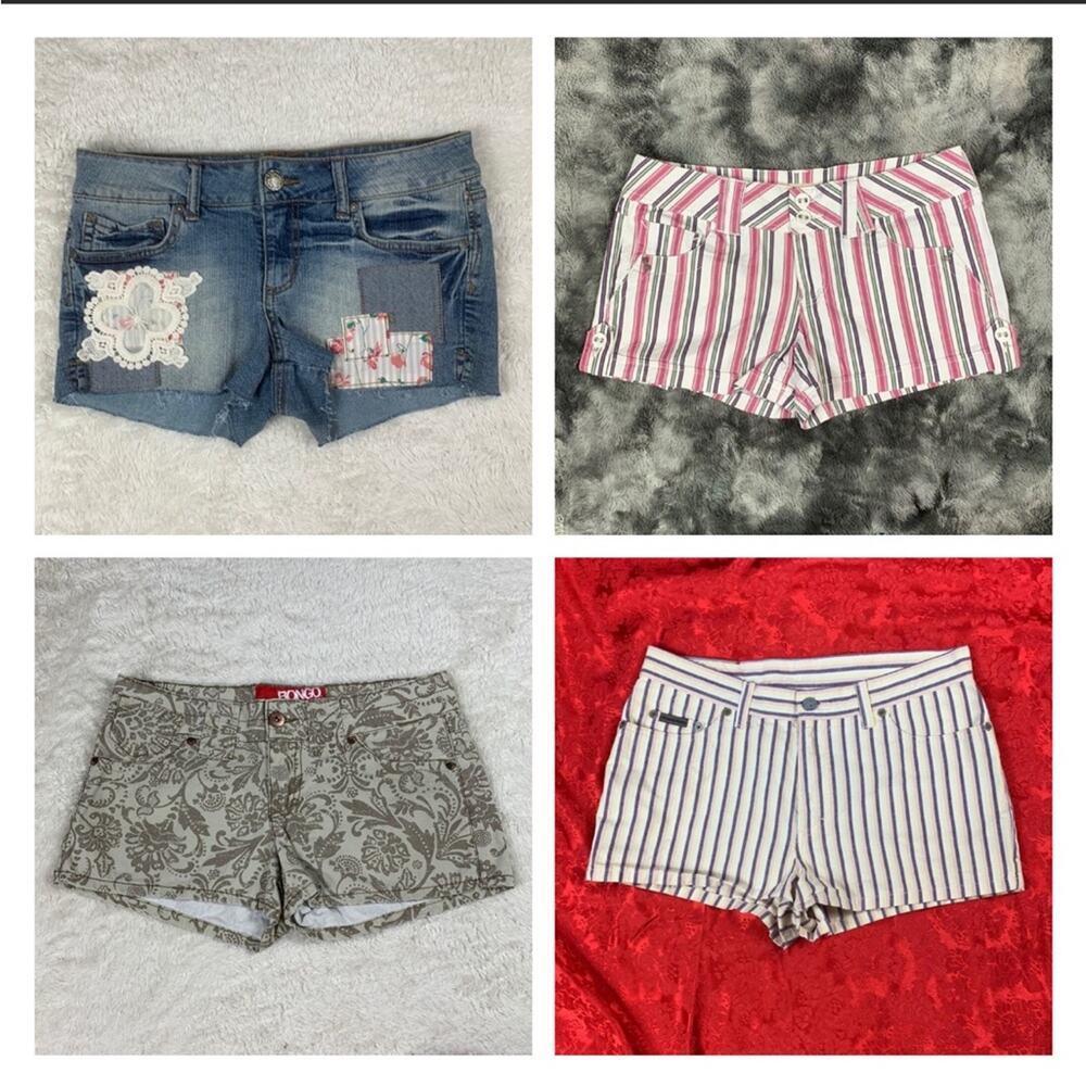 Clearance bundle lot of 4 shorts, size‎ 7 CK, BONGO, Candies, Grane